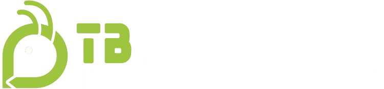 logo tb recyclage blanc vert avec baseline