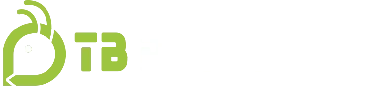 logo tb recyclage blanc vert sans baseline